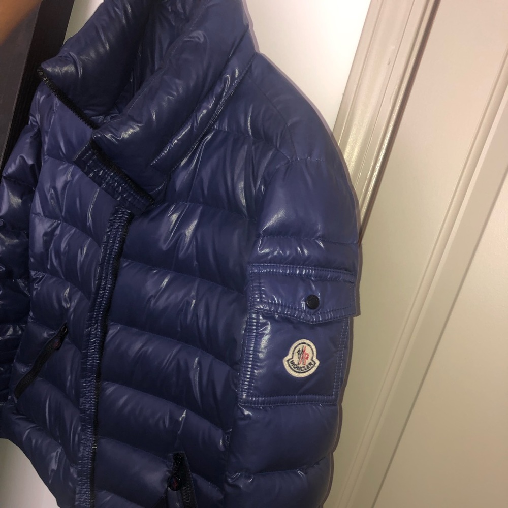 Blue Moncler Coat